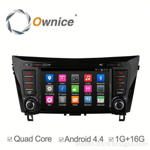 8 inches Android 4.4 quad core Car GPS navi for nissan qashqai x-trial 2015 with Mirror-link OBD